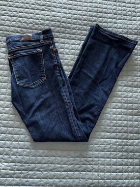 Banana Republic Womens Jeans Boot Cut Flare Dark Wash Denim Size 28 - (C3026A)